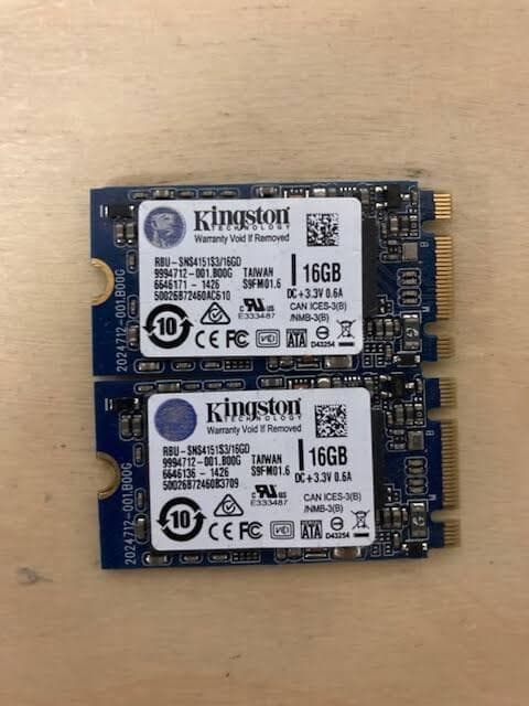 16 GB Ssd For sale 10/10 condition.