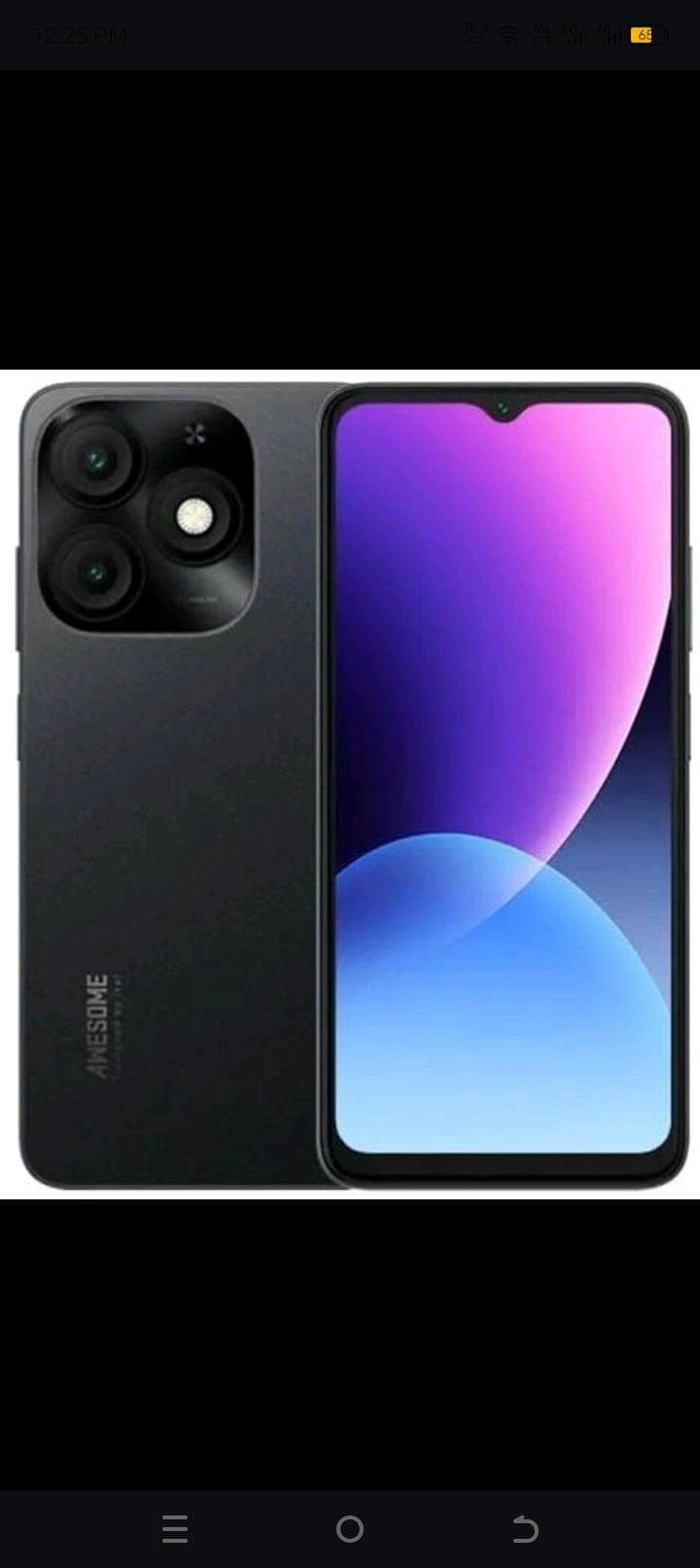 itel A50 8 64 with box original charger